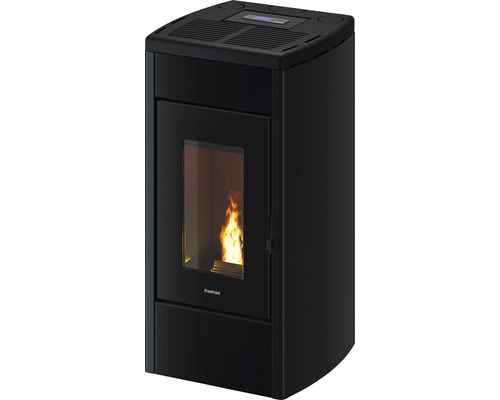 Pelletofen FreePoint Duke Stahl schwarz 14 kW