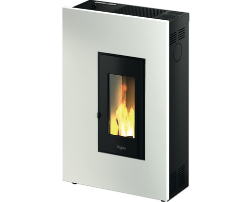 Pelletofen Pegaso Madison Stahl weiss 5,2 kW