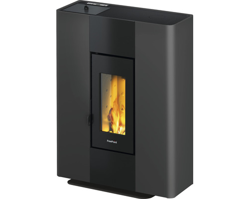 Pelletofen FreePoint Roxy Stahl anthrazit 7 kW inkl. Fernbedienung