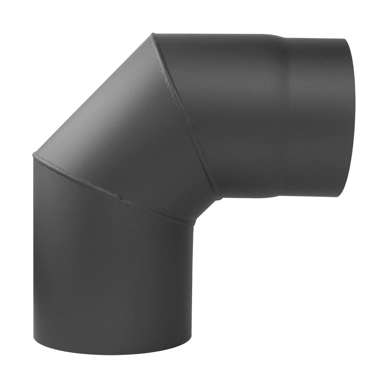Ofenrohr Bogen 3-teilig starr DN 150 mm 90° gussgrau
