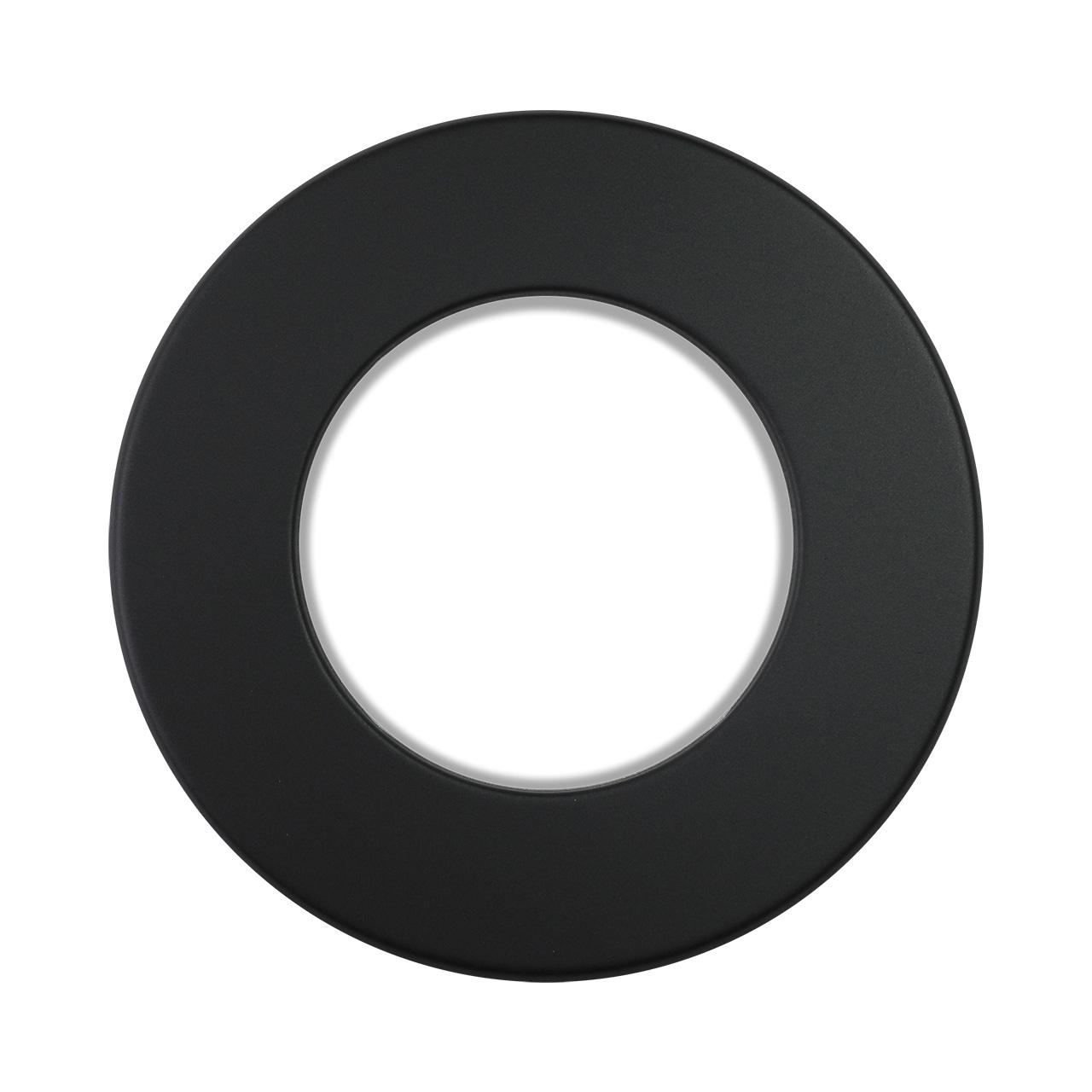 Ofenrohr Rosette DN 150 mm, schwarz