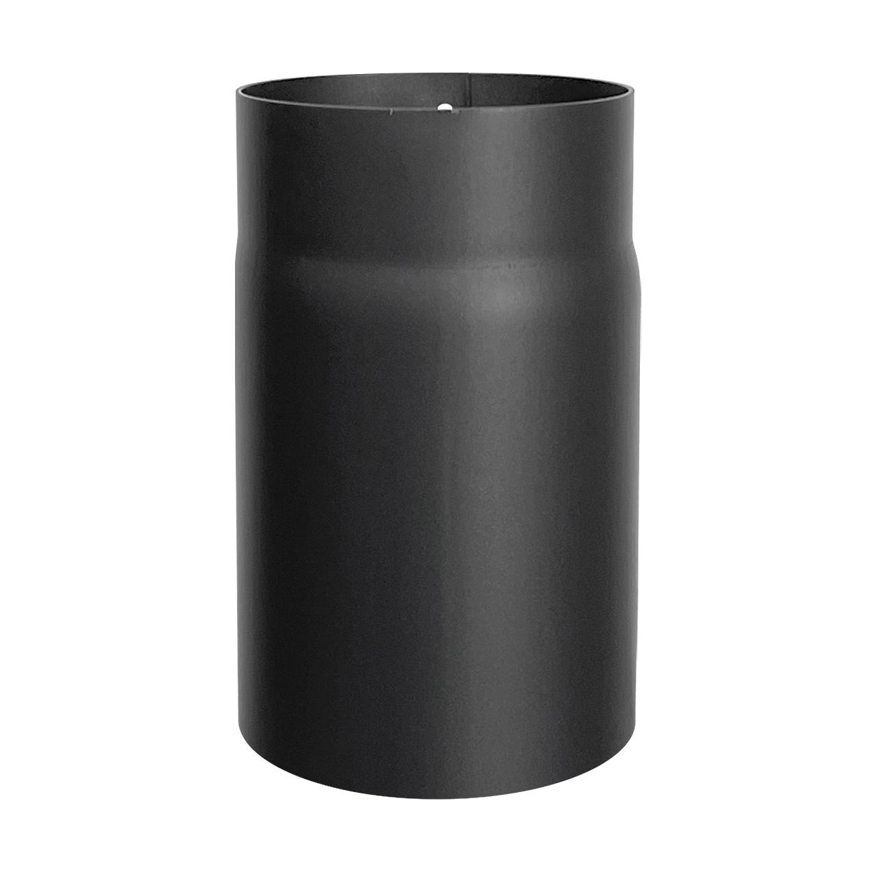 Ofenrohr DN 130 mm Länge 250 mm schwarz