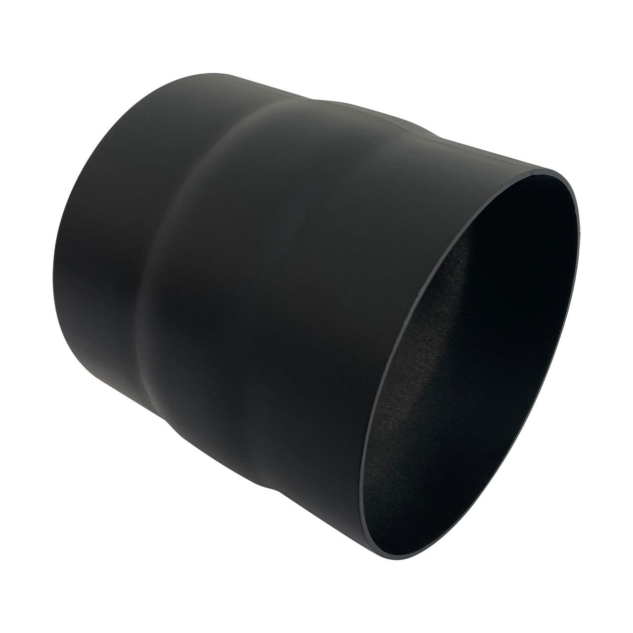 Ofenrohr Adapter DN 150 mm Länge 150 mm schwarz