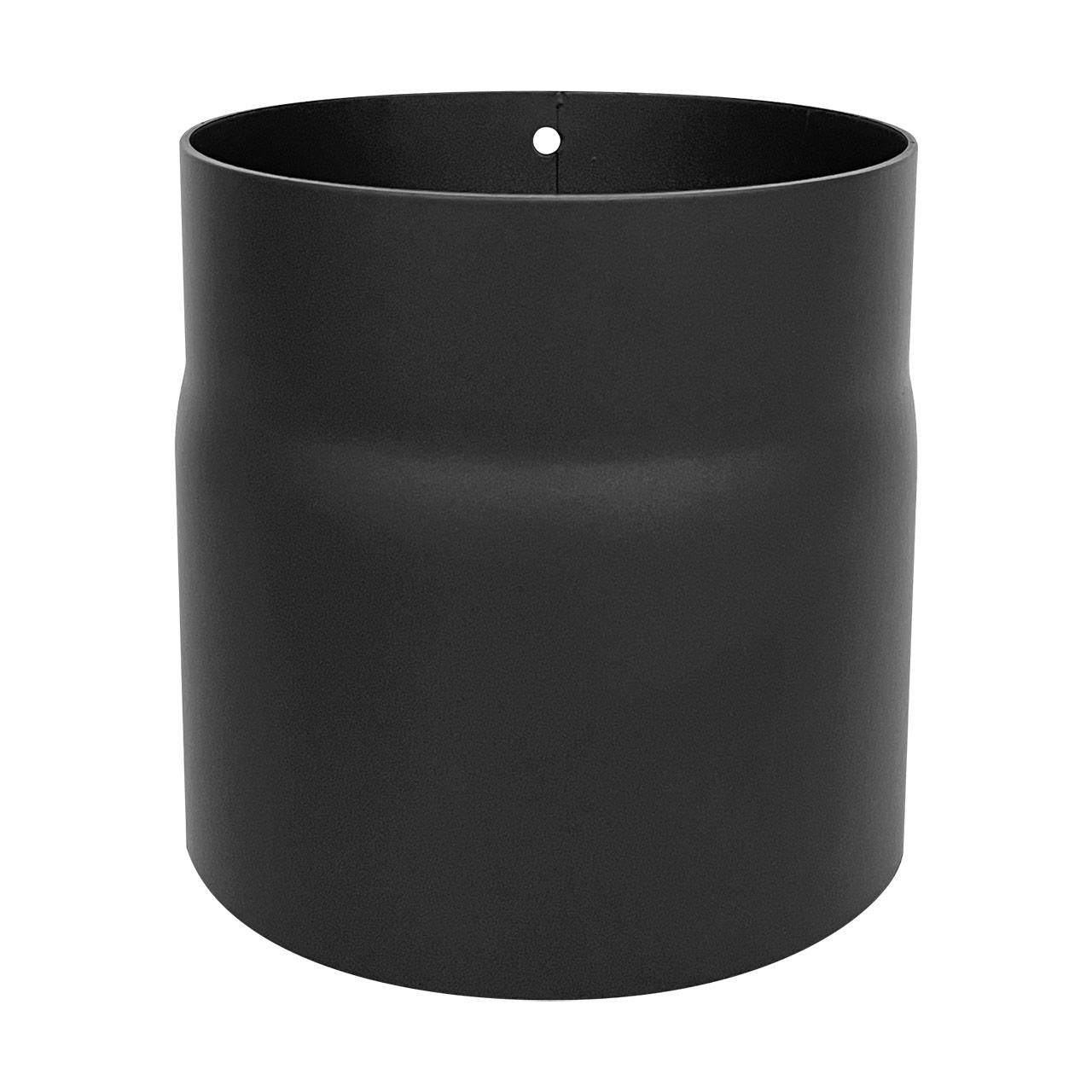 Ofenrohr DN 150 mm Länge 150 mm schwarz